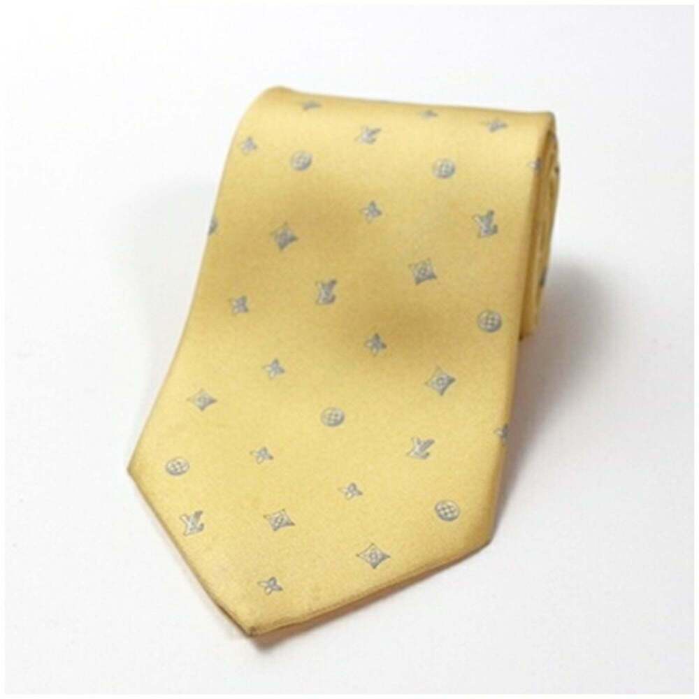 Louis Vuitton Silk Necktie Monogram LOUIS VUITTON Men's Slim Fit - Picture 3 of 8